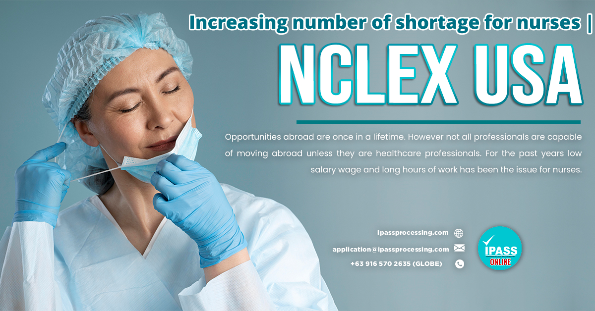 Shortage for Nurses Increases | NCLEX USA