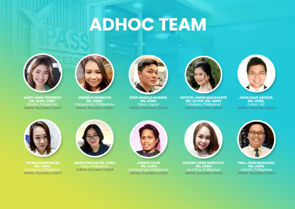 IPASS Processing's NCLEX Online Review ADHOC Team