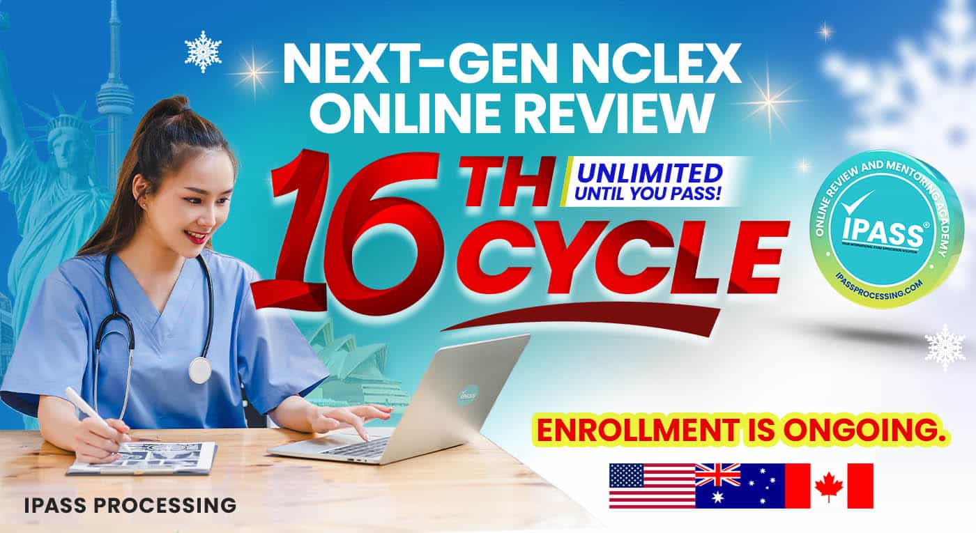 The Unlimited NGN NCLEX Online Review Now on 16th Cycle